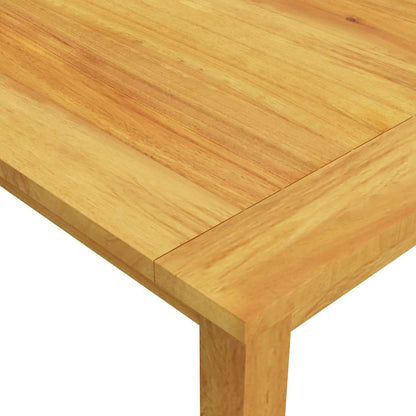 Dining Set | Grey | Solid Acacia wood, PE rattan, Powder-coated steel