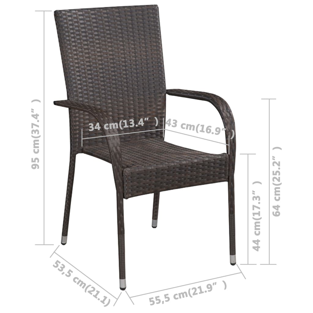 Dining Set | Brown