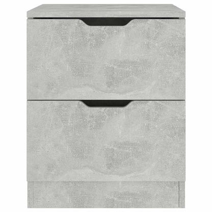 326732 vidaXL Bedside Cabinets 2 pcs Concrete Grey 40x40x50 cm Engineered Wood