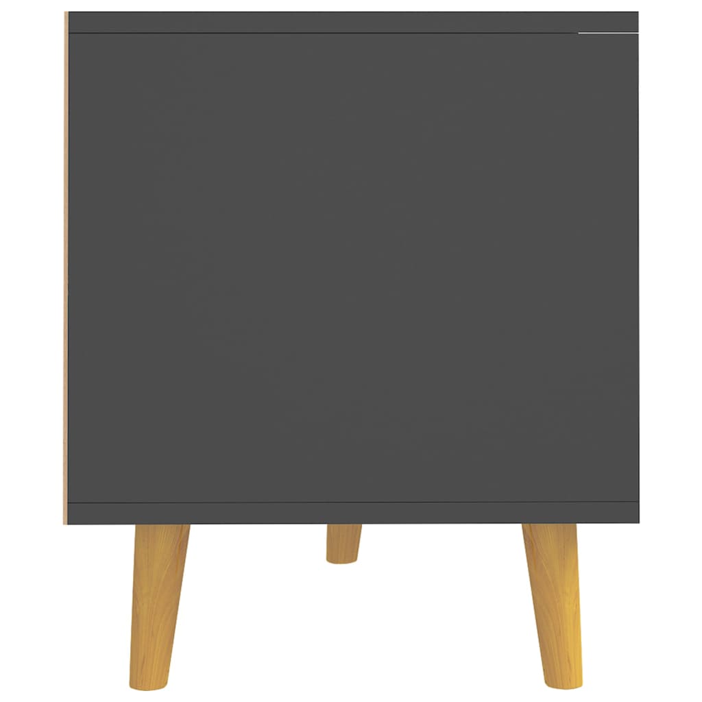 vidaXL TV Cabinet Grey Engineered Wood 35.4 x 15.7 x 19.0 in TV Cabinet