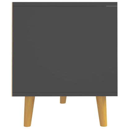 vidaXL TV Cabinet Grey Engineered Wood 35.4 x 15.7 x 19.0 in TV Cabinet