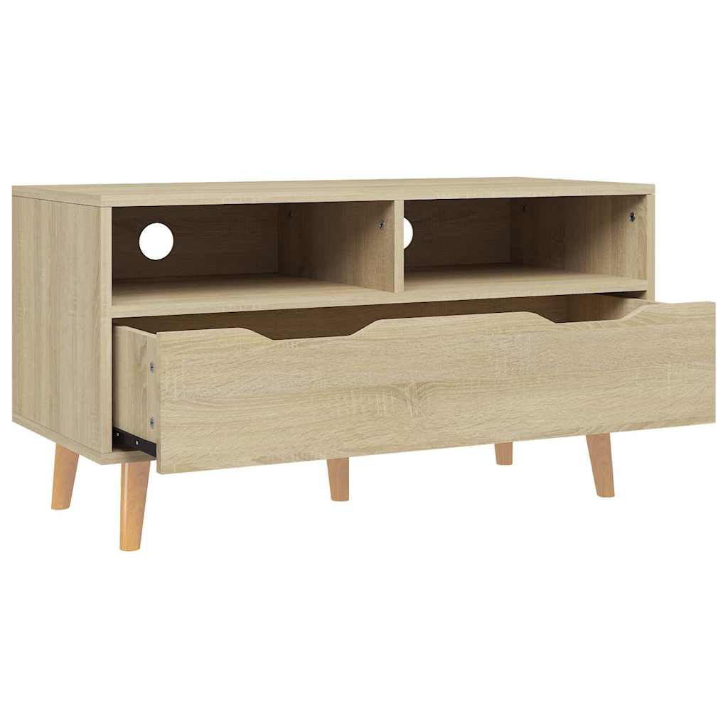 326780 vidaXL TV Cabinet Sonoma Oak 90x40x48,5 cm Engineered Wood