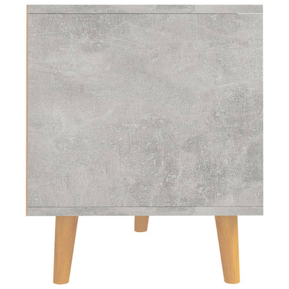 TV Cabinet Concrete Grey Engineered Wood Medium TV Cabinet