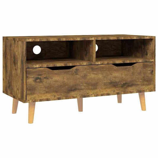 326785 vidaXL TV Cabinet Smoked Oak 90x40x48,5 cm Engineered Wood