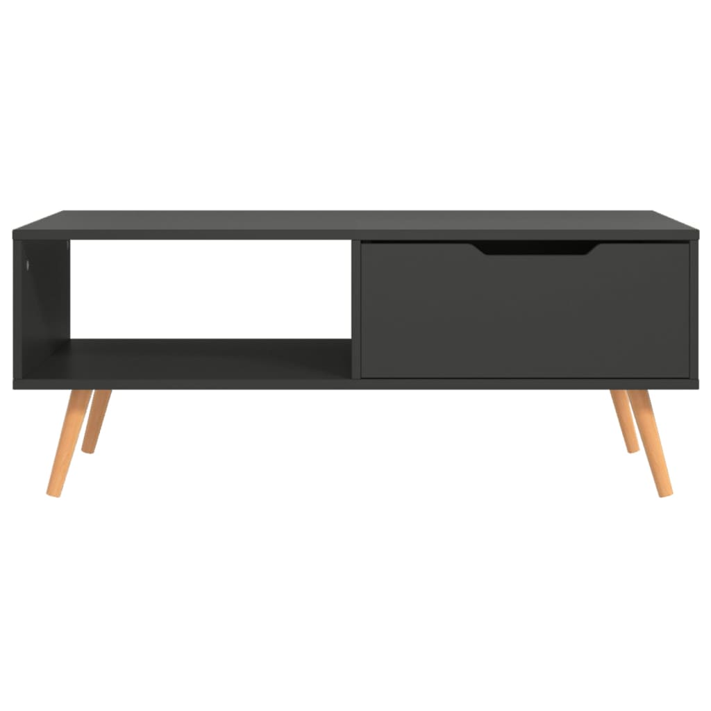 Coffee Table Grey Engineered wood, MDF 39.4 x 19.5 x 16.9 in