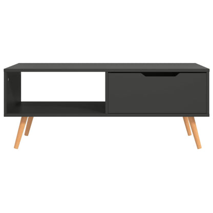 Coffee Table Grey Engineered wood, MDF 39.4 x 19.5 x 16.9 in