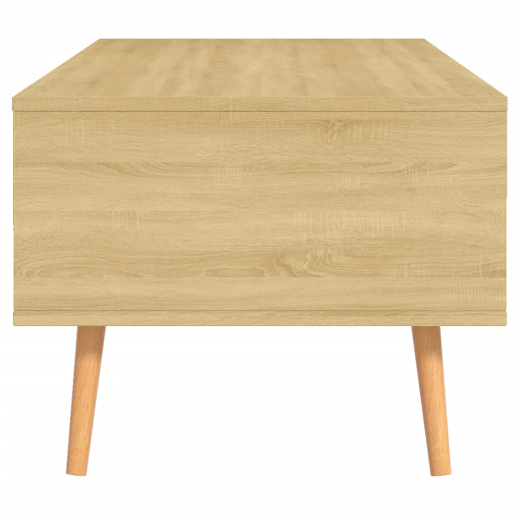 Coffee Table Sonoma Oak Engineered Wood, MDF 39.4 x 19.5 x 16.9 in