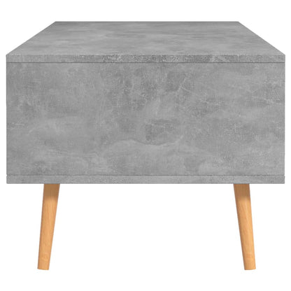 Coffee Table Concrete Gray 39.4"x19.5"x16.9" Engineered Wood