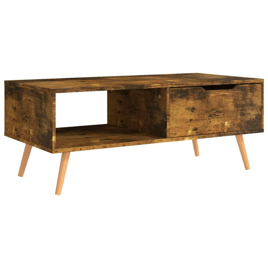 Coffee Table Smoked oak Engineered wood Medium Coffee Table