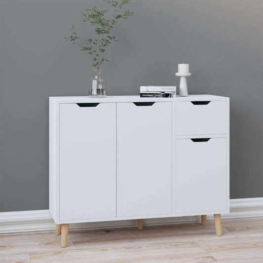 Sideboard | White | Engineered Wood | 90x30x72 cm | Sideboard