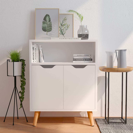 Sideboard | White | Engineered Wood | Standard | Sideboard | Rectangular