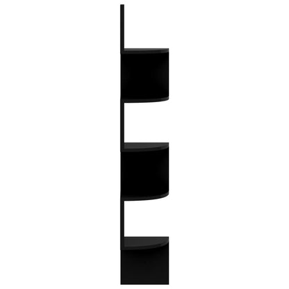 Wall Corner Shelf High gloss black Engineered Wood Compact Other