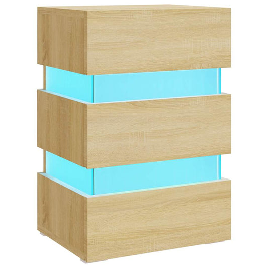 Bedside Cabinet | Sonoma oak | Engineered wood | Standard