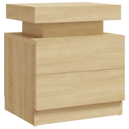 Bedside Cabinet | Sonoma oak | Engineered wood | Medium | Bedside Cabinet