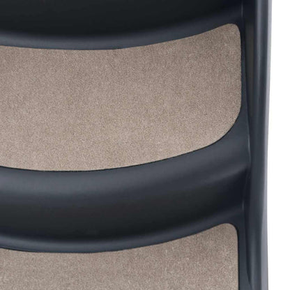 Dog Stair | Dark grey | PP (polypropylene), felt | Foldable | Dog Stairs