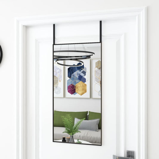 Door Mirror | Black | Aluminium | Medium | Door Mirror | Rectangular