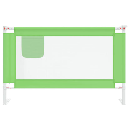 Toddler Safety Bed Rail Green 120x25 cm Fabric
