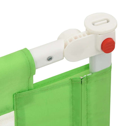 Toddler Safety Bed Rail Green 160x25 cm Fabric