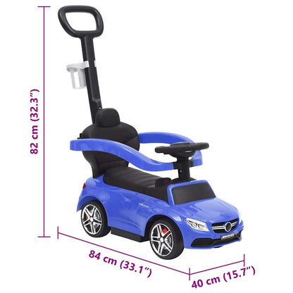 Push Walk Car Mercedes-Benz C63 Blue