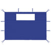 Gazebo Sidewalls with Windows 2 pcs Blue