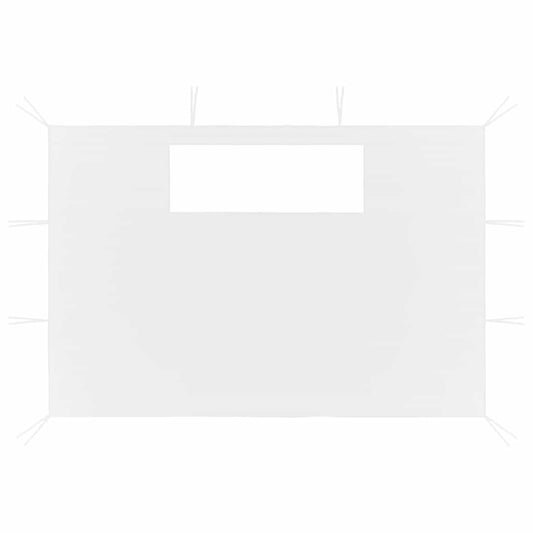 Gazebo Sidewalls with Windows 2 pcs White