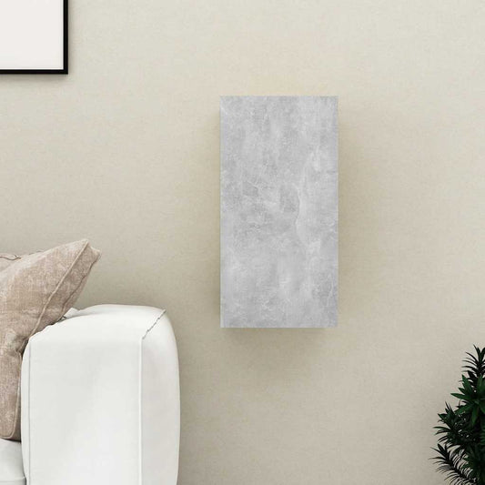 TV Cabinet | Concrete Grey | Engineered Wood | 30.5 x 30 x 60 cm