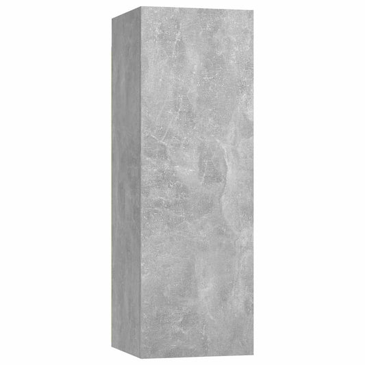 Tv Cabinet | Concrete grey | Engineered wood | Tv Cabinet | Rectangular