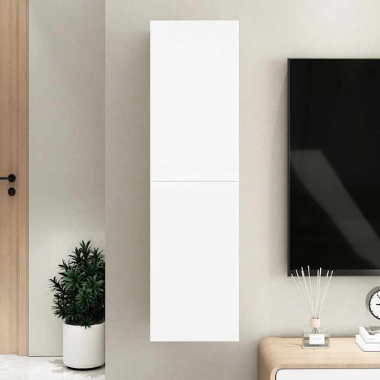 TV Cabinet | White | Engineered wood | Wall Cabinet | Rectangular