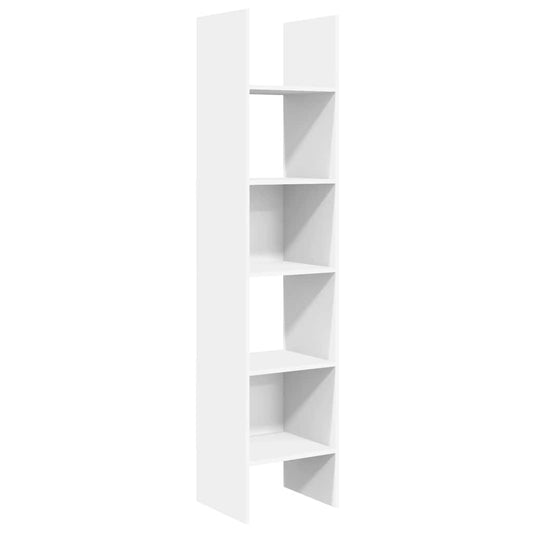 Book Cabinet | White | Engineered Wood | 180 cm tall | Book Cabinet