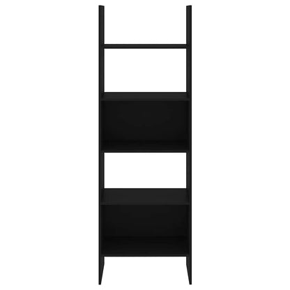 Book Cabinet Black 60x35x180 cm Engineered Wood