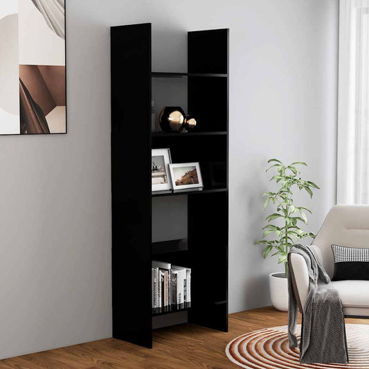 Book Cabinet | Black | Engineered wood | Large | Book Cabinet