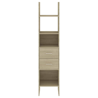 Book Cabinet Sonoma Oak 40x35x180 cm Engineered Wood