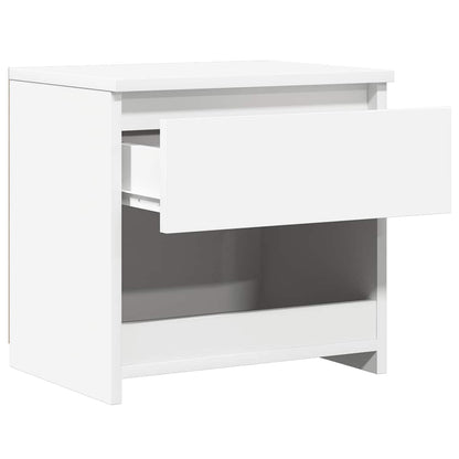 Bedside Cabinet White 40x30x39 cm Engineered Wood