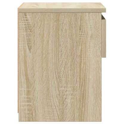 803449 vidaXL Bedside Cabinet Sonoma Oak 40x30x39 cm Engineered Wood