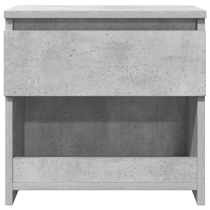 Bedside Cabinets 2 pcs Concrete Grey 40x30x39 cm Engineered Wood