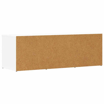 Shoe Storage Bench | White | Engineered wood | 105 cm
