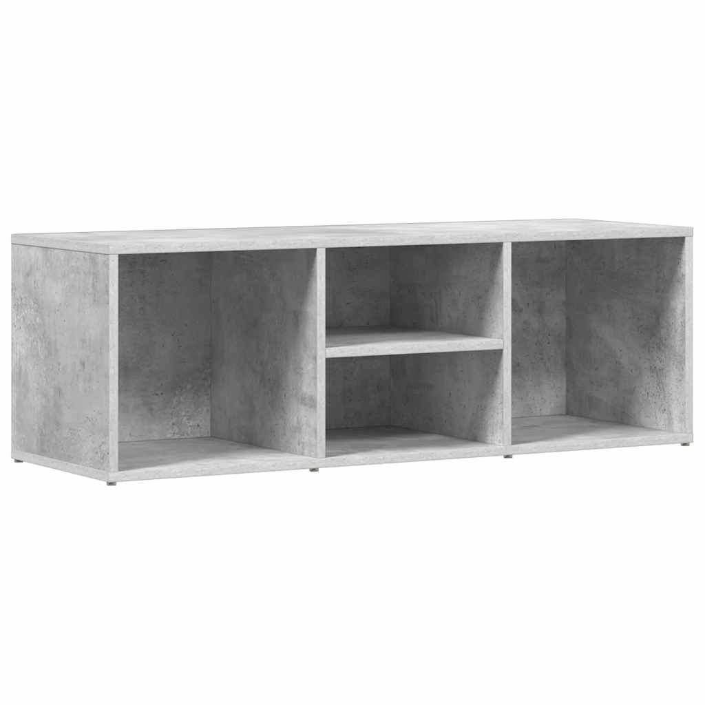 Shoe Storage Bench Concrete Grey 105x35x35 cm Engineered Wood