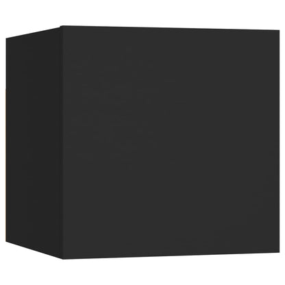 Wall Mounted TV Cabinet Black 30.5x30x30 cm