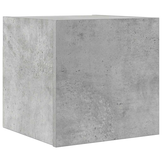 TV Cabinet | Concrete Grey | Engineered Wood | Compact