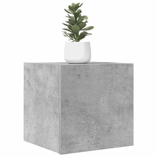 TV Cabinet | Concrete Grey | Engineered Wood | Compact