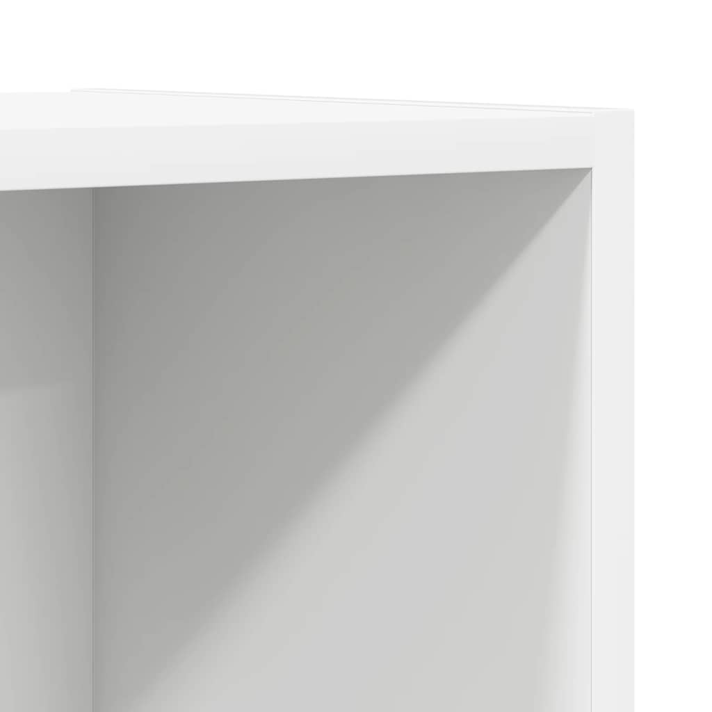 Wall-mounted TV Cabinet White 37x37x107 cm Engineered Wood