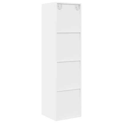 Wall-mounted TV Cabinet White 37x37x142.5 cm Engineered Wood