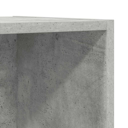 Wall-mounted TV Cabinet Concrete Grey 37x37x142.5 cm Engineered Wood