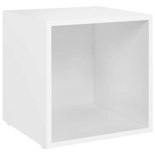 805498 vidaXL TV Cabinet White 37x35x37 cm Engineered Wood