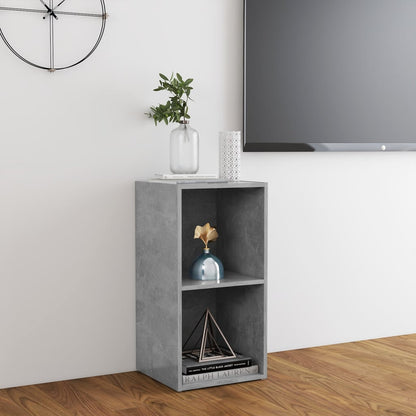 805529 vidaXL TV Cabinet Concrete Grey 72x35x36,5 cm Engineered Wood