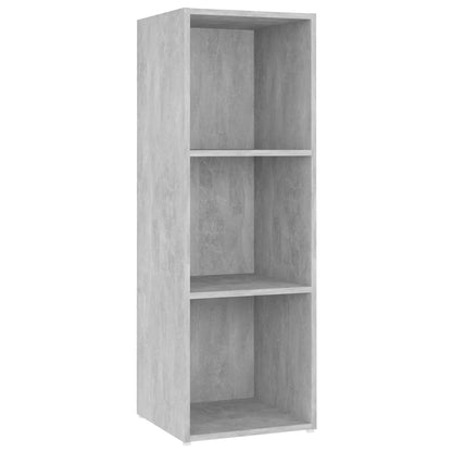 805538 vidaXL TV Cabinet Concrete Grey 107x35x37 cm Engineered Wood