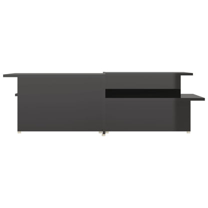 Coffee Table | Set of 2 | High gloss black | Chipboard | Rectangular