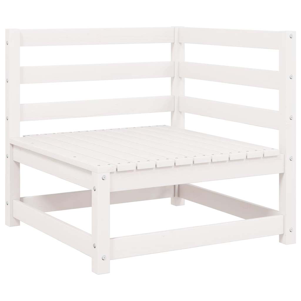 Corner Sofa | White | Solid pine wood | Medium | Modular | Corner Sofa