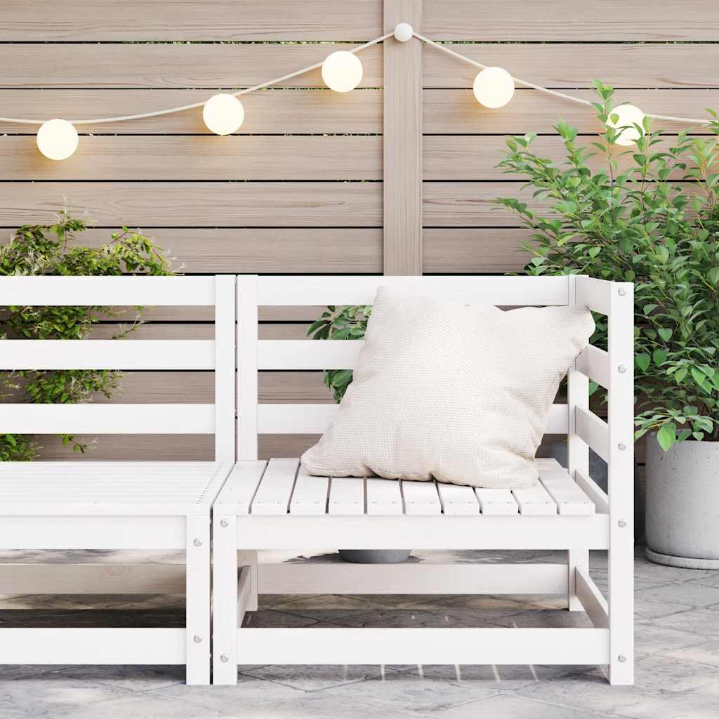 Corner Sofa | White | Solid pine wood | Medium | Modular | Corner Sofa