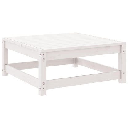 Garden Lounge Set | White | Solid pinewood | Medium |  Modular